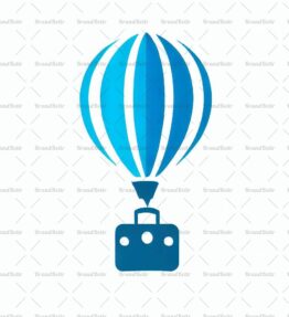 Reisender Heißluftballon